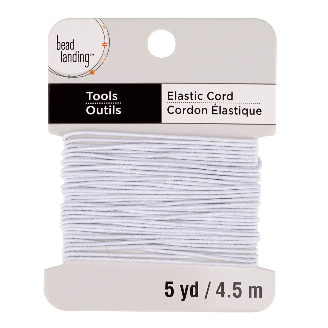 24 Pack: 1mm White Stringing Elastic Cord by Bead Landing™